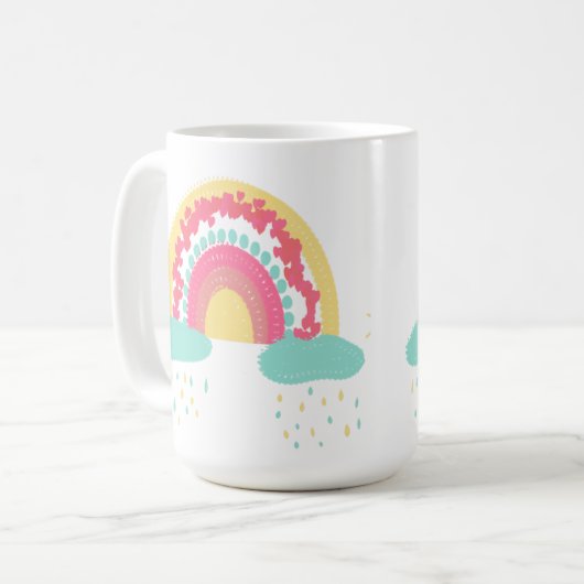 Tootsie Fruchtsäfte Regenbogen Tasse (Vorderseite Links)