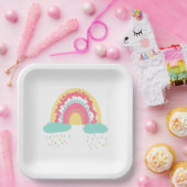 Tootsie Fruity Rainbow Paper Plate Pappteller (Party)