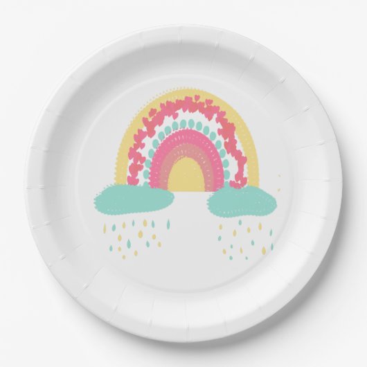 Tootsie Fruity Rainbow Paper Plate Pappteller (Vorderseite)