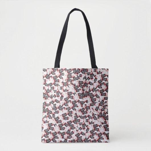 Tootsie Roll Tote Bag | Candy Print Trick-oder-Lec Tasche (Vorderseite)