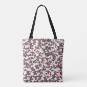 Tootsie Roll Tote Bag | Candy Print Trick-oder-Lec Tasche (Rückseite)