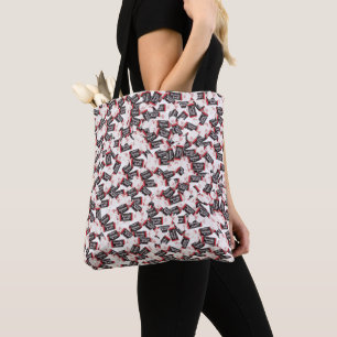 Tootsie Roll Tote Bag   Candy Print Trick-oder-Lec Tasche