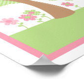 Tootsie Turtle Wall Print Pink Poster (Ecke)