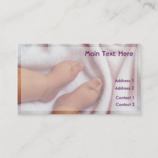 Tootsies Business Cards Visitenkarte (Vorderseite)