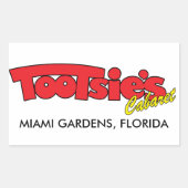 Tootsies Cabaret Rechteckheber Rechteckiger Aufkleber (Vorderseite)
