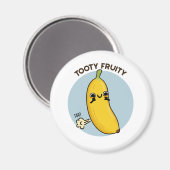 Tooty Fruity Funny Banana Frucht Puff Magnet (Vorderseite/Rückseite)