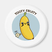 Tooty Fruity Funny Banana Frucht Puff Magnet (Vorne)
