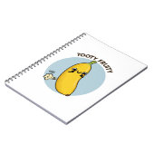 Tooty Fruity Funny Banana Frucht Puff Notizblock (Linke Seite)