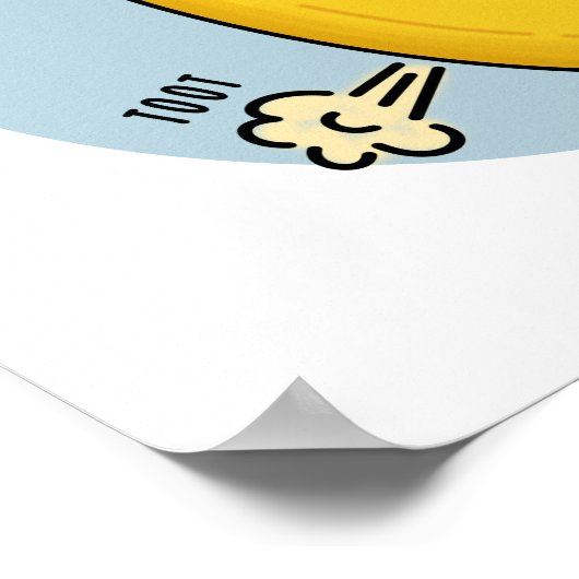 Tooty Fruity Funny Banana Frucht Puff Poster (Ecke)