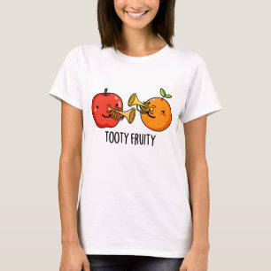 Tooty Fruity Funny Fruit Musician Puff T-Shirt