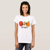 Tooty Fruity Funny Fruit Musician Puff T-Shirt (Vorne ganz)