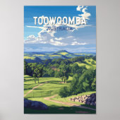 Toowoomba Australien Reisen Kunst Vintag Poster (Vorne)