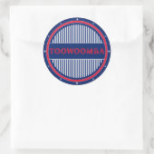 Toowoomba City Pride Emblem – Australian Identity Runder Aufkleber (Tasche)