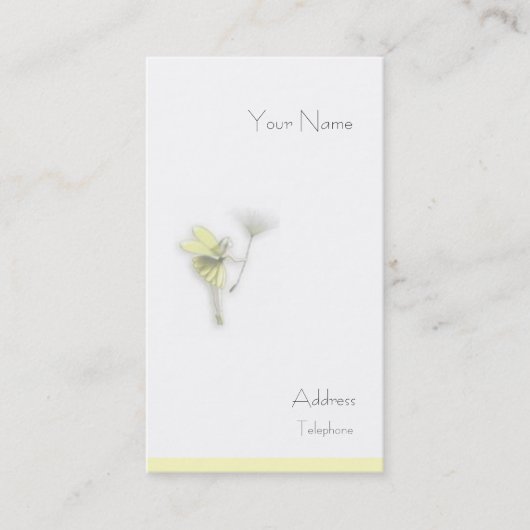 (Top10) Feenhafte Visitenkarte (Vorderseite)