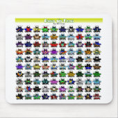 Top 100 Frösche Mousepad (Vorne)