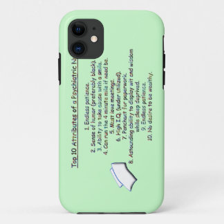 Top 10 Attribute von einem Psych. iPhone 11 Hülle