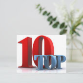 Top 10 Postkarte (Stehend Vorderseite)