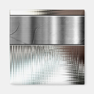 Top 10 Preis! Silberner Fahnen-Magnet Magnet
