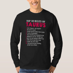 Top 10 Regeln des Taurus Zodiac-Zeichens