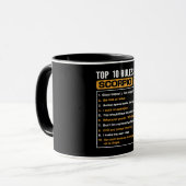 Top 10 Regeln von Scorpio, Funny Scorpio Fakten, Z Tasse (Vorderseite Links)
