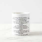 Top 10 Sachen, die in Gesetz 10 schmutzig klingen Kaffeetasse (Mittel)