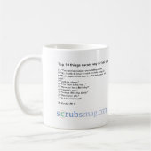 Top 10 sagen Sachekrankenschwestern in ihrem Kaffeetasse (Links)