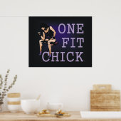 TOP 1 Fit Chick Poster (Küche)