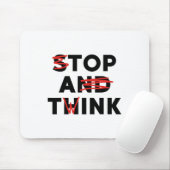 Top A Twink (Stopp and Think) Funny Mousepad (Mit Mouse)