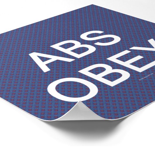 TOP Abs Obey Poster (Ecke)