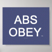 TOP Abs Obey Poster (Vorne)