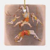 TOP Acrobat im Haus Keramikornament (Rückseite)