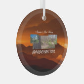 TOP Appalachian Trail Glass Ornament (Vorderseite Rechts)