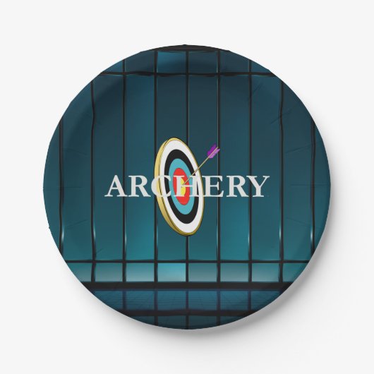 TOP Archery Pappteller (Vorderseite)