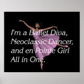 TOP Ballet Slogan Poster (Vorne)