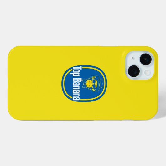 Top Banana Case-Mate iPhone Case (Rückseite (Horizontal))