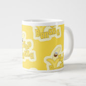 Top Banana Fun Motivierend-Gelb-Toon-Muster Jumbo-Tasse (Vorderseite Rechts)