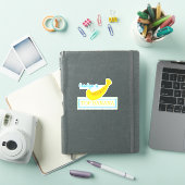 TOP BANANA, Ihr Name, Spaß, gelbe Banane, Spaß Aufkleber (iPad Hülle)
