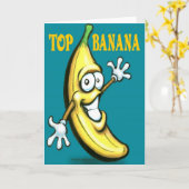Top Banana Karte (Gelbe Blume)