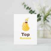 Top Banana Postkarte (Stehend Vorderseite)