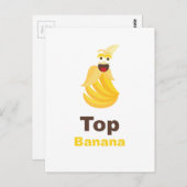 Top Banana Postkarte (Vorne/Hinten)