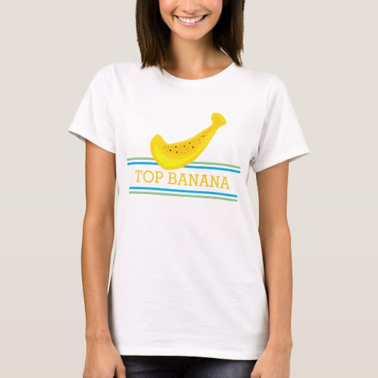 TOP BANANA, Streifen mit gelber Banane (Vorderseite)