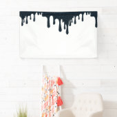 Top-Banner für Kohle-Tropfen - Modernes Schwarz & Banner (Insitu)