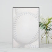 Top-Baseball Briefpapier (Stehend Vorderseite)