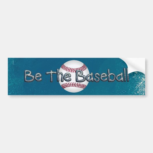 TOP Baseball-Slogan Autoaufkleber (Vorne)