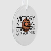 TOP Basketball Sieg Slogan Ornament (Vorderseite)
