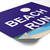 TOP Beach Run Poster (Ecke)