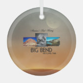 TOP Big Bend Glass Ornament (Vorderseite)