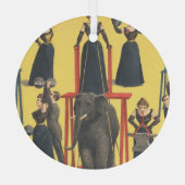 TOP Bodybuilding Girl Glass Ornament Aus Glas (Rückseite)