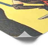 TOP Bodybuilding Girl Poster (Ecke)