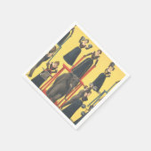 TOP Bodybuilding Girl Serviette (Ecke)